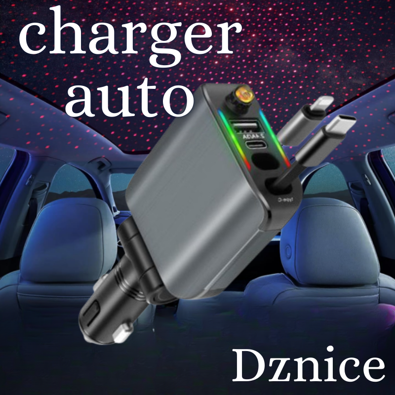 chargeur auto avec LED